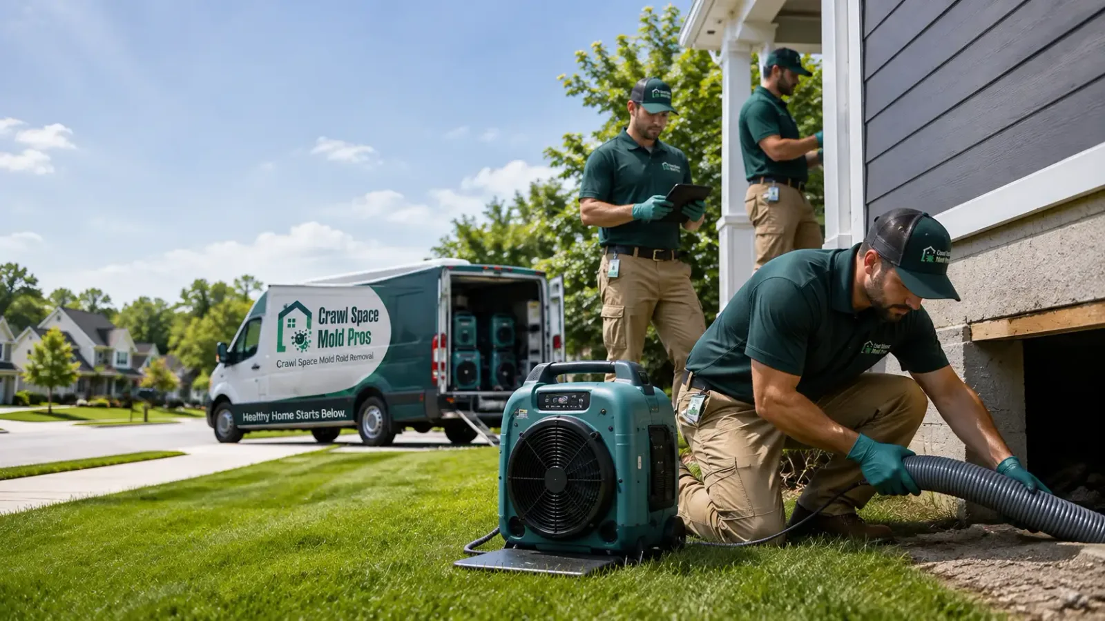 Crawl Space Mold Removal in Worthington, OH